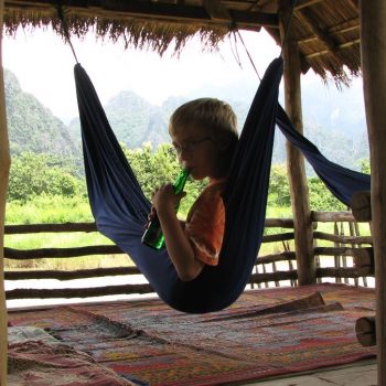 Hangen in Vang Vieng